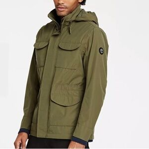 Timberland Mens Green Ludlow Mountain M65 Waterproof Jacket Size Medium
